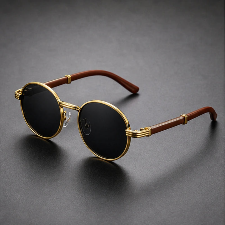 Deventio Retro Sunglasses - Black - Sunglasses - Brondals - Image 1