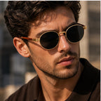 Deventio Retro Sunglasses - Black - unisex sunglasses - Brondals - Image 7