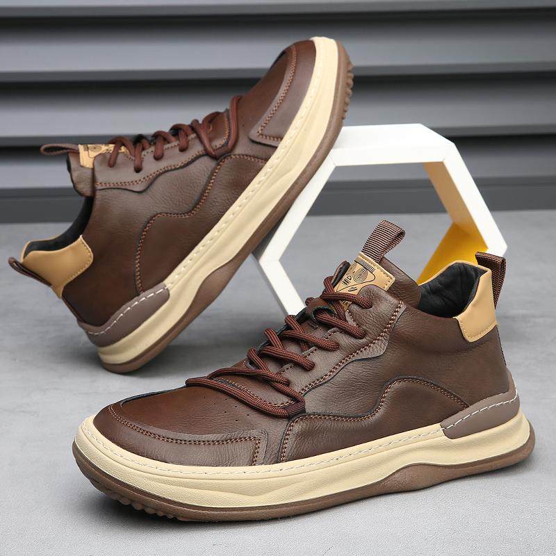 Dellava Italian Genuine Leather Sneakers - mens sneakers - Brondals - Image 12