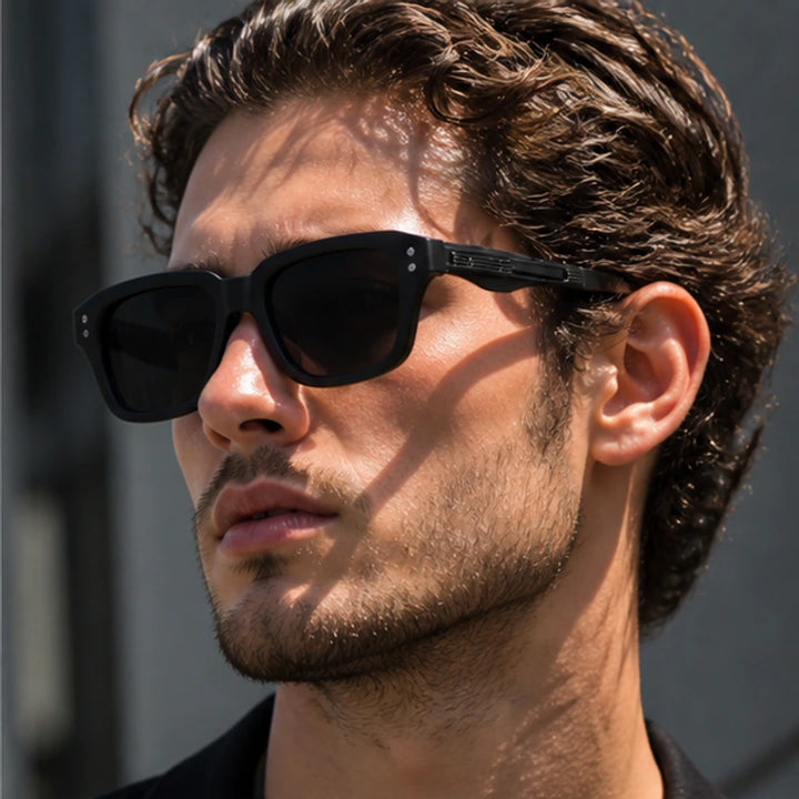 Laventia Square Sunglasses - Black - casual style - Brondals - Image 8
