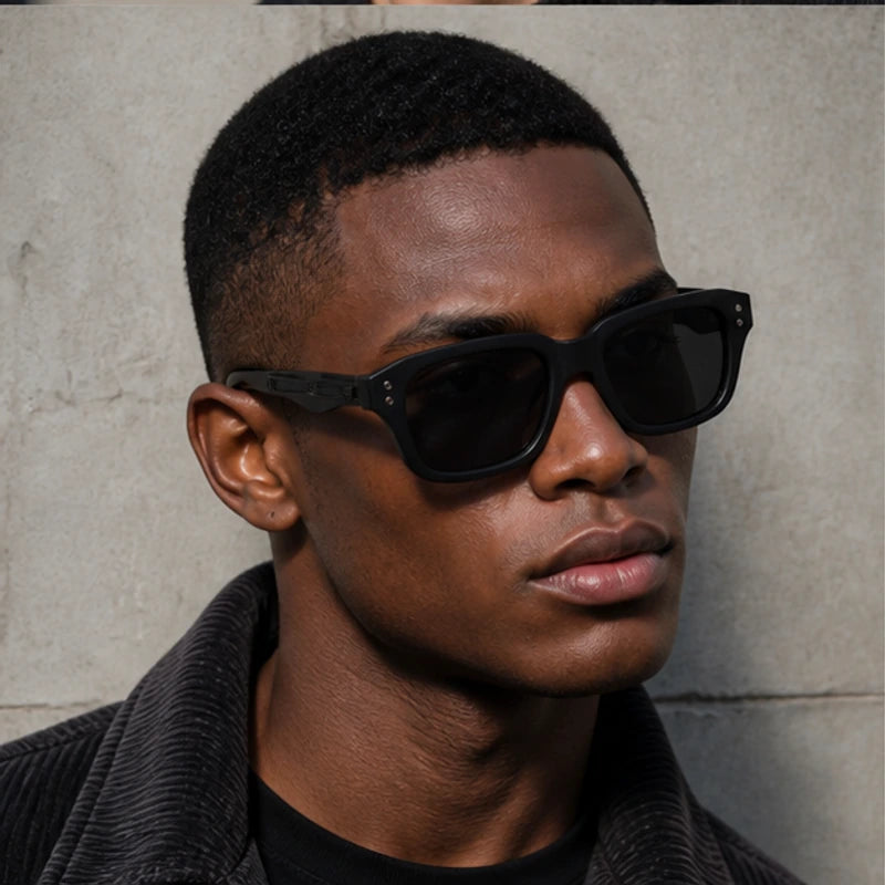 Laventia Square Sunglasses - Black - summer eyewear - Brondals - Image 7