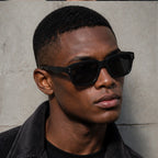 Laventia Square Sunglasses - Black - summer eyewear - Brondals - Image 7