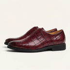 Torino Genuine Leather Loafers - Wine Red - mens loafers - Brondals - Image 2