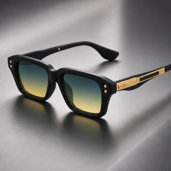 Laventia Square Sunglasses - Blue Tea - Sunglasses - Brondals - Image 1