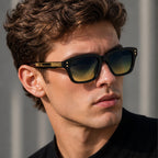 Laventia Square Sunglasses - Blue Tea - uv protection - Brondals - Image 5