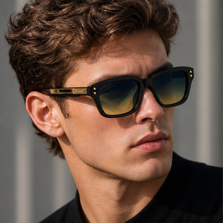 Laventia Square Sunglasses - Blue Tea - uv protection - Brondals - Image 5