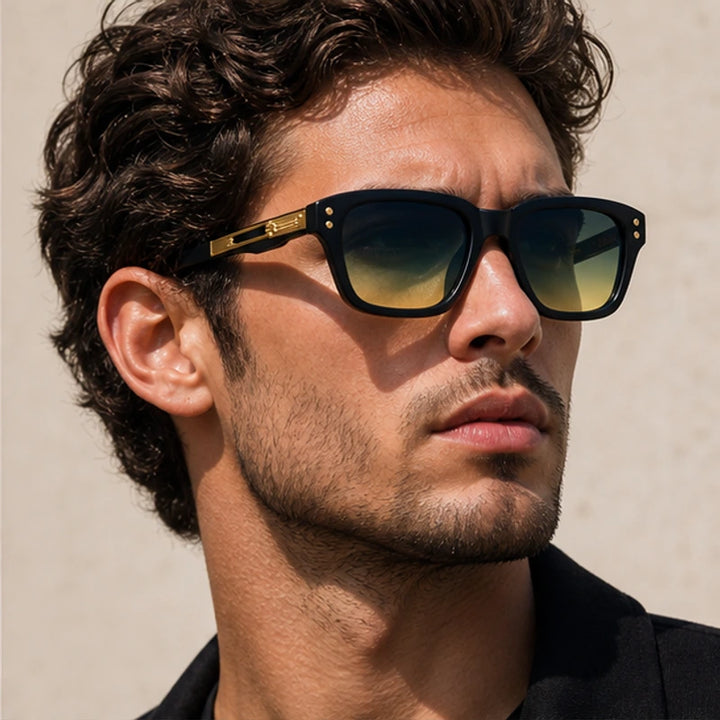 Laventia Square Sunglasses - Blue Tea - lightweight frame - Brondals - Image 6