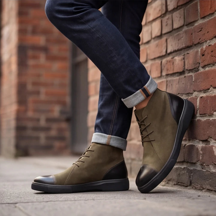 Brineman Leather Shoes - Green - minimalist shoes - Brondals - Image 11