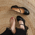 Tacones de cuero genuino Alora