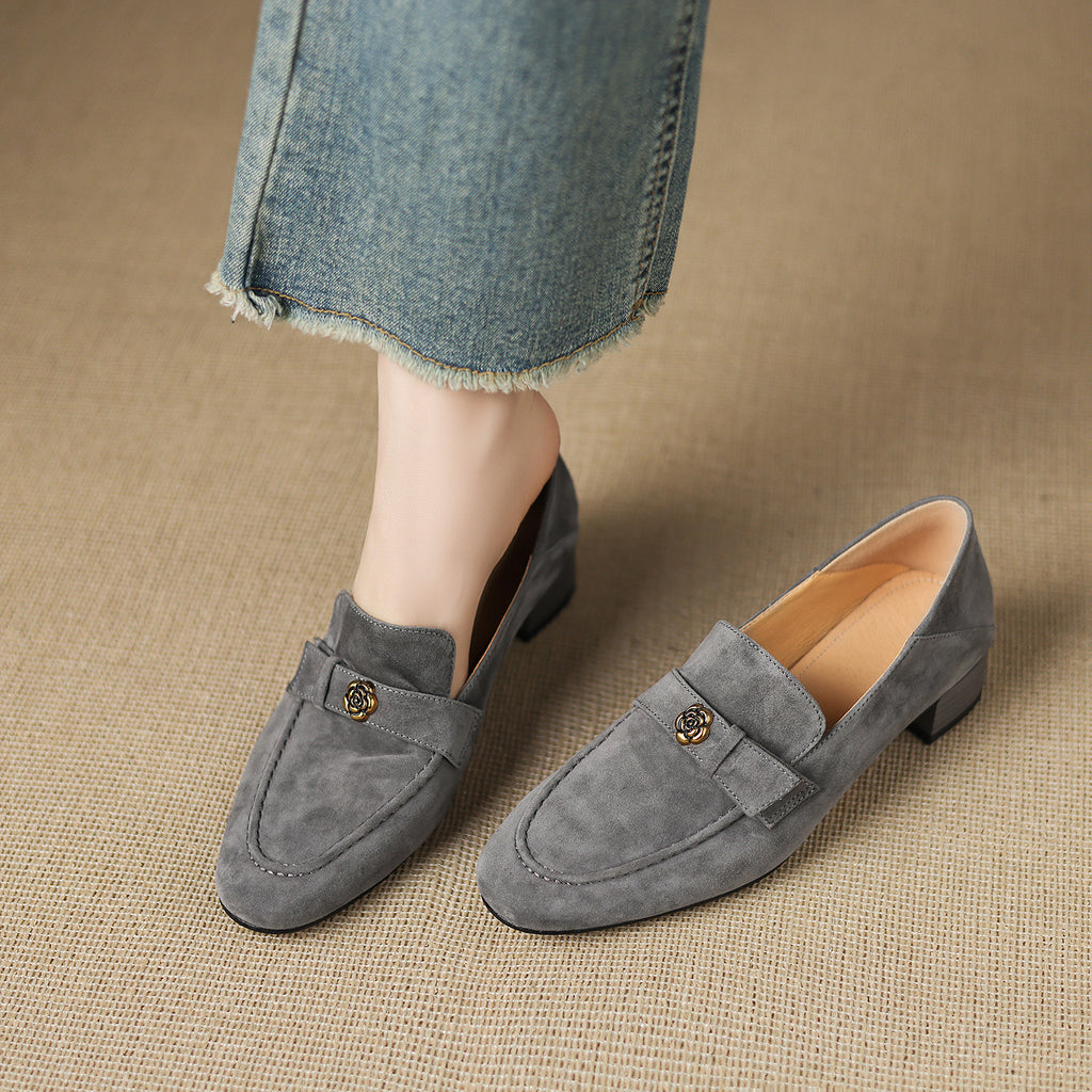 Mocasines de gamuza genuina Felicity