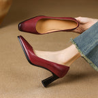 Lunelle Genuine Leather Heels