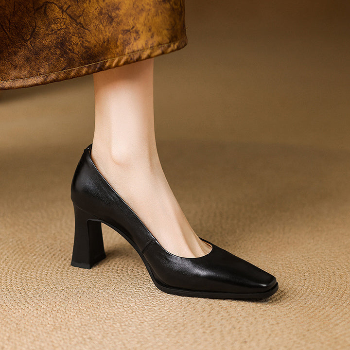 Lunelle Genuine Leather Heels