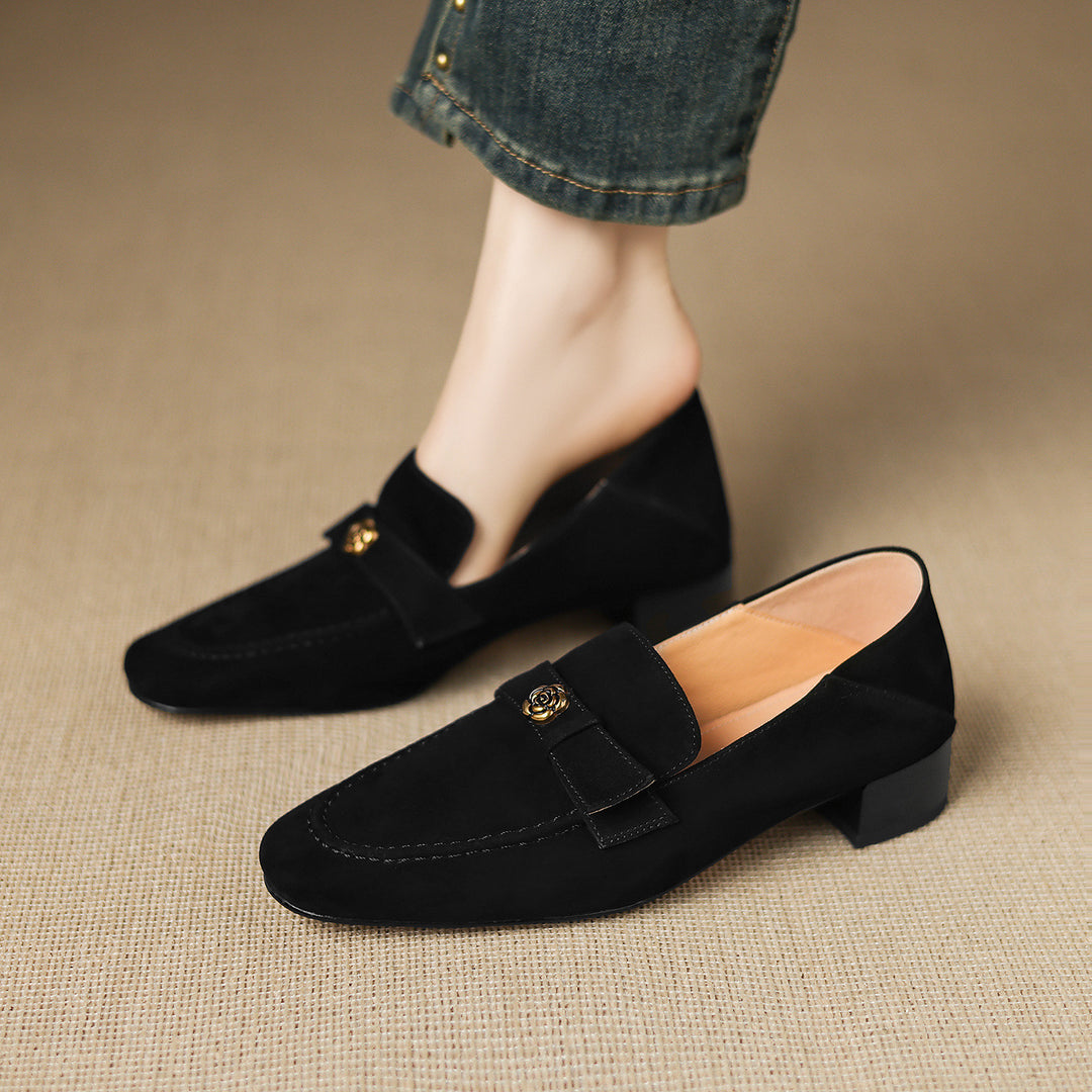 Felicity Genuine Suede Loafers