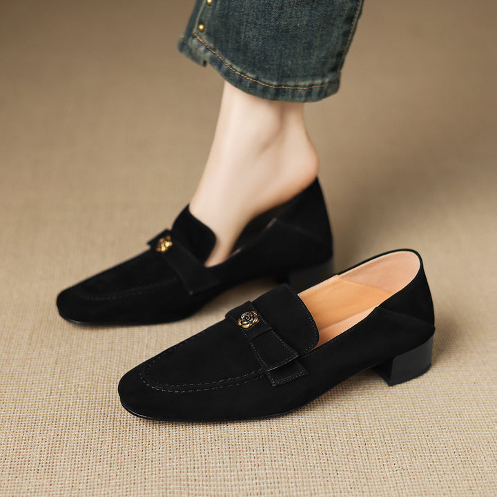 Felicity Genuine Suede Loafers