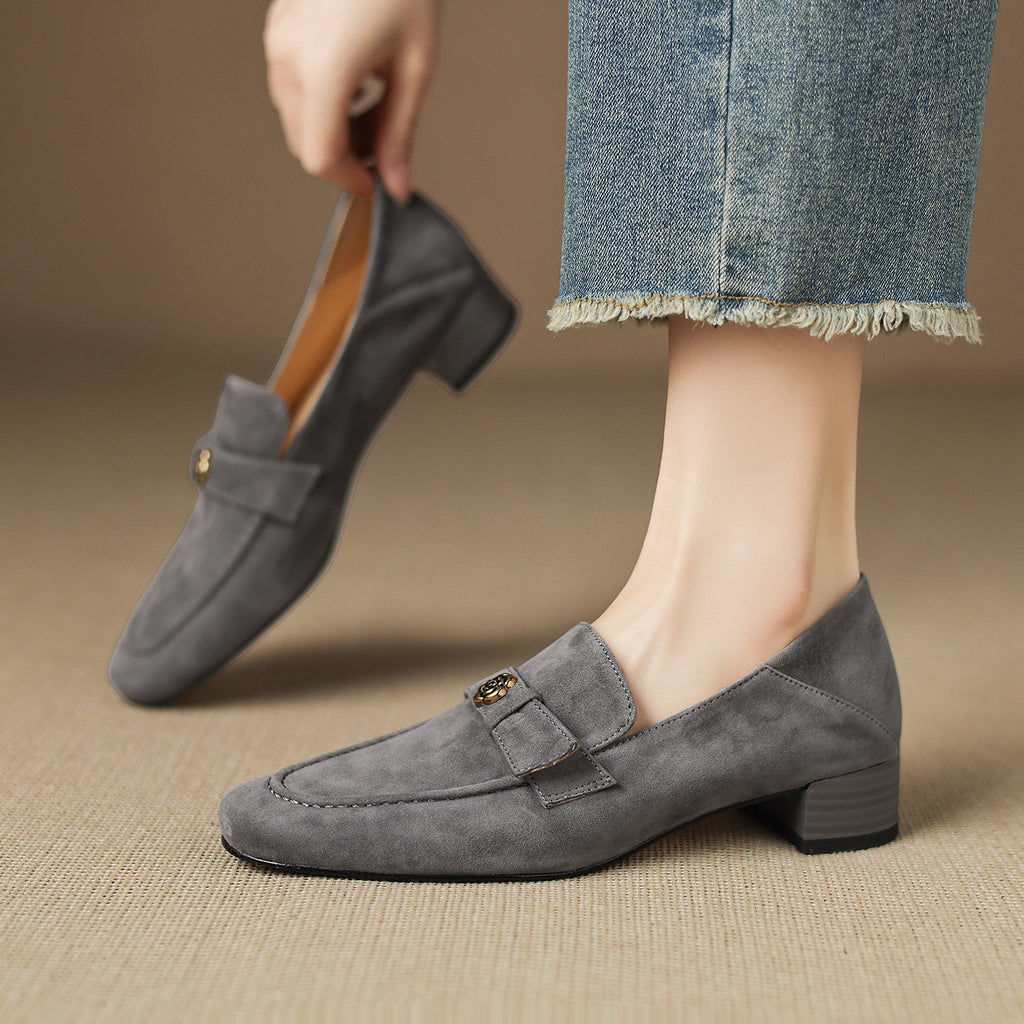Mocasines de gamuza genuina Felicity