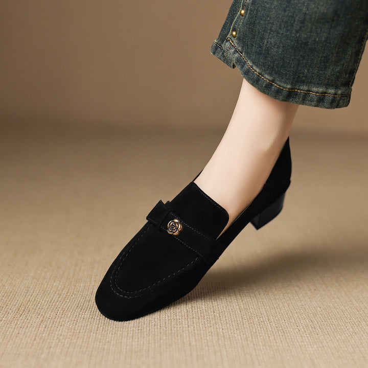 Felicity Genuine Suede Loafers