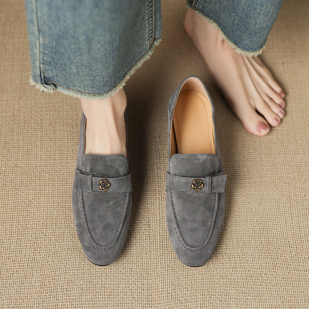 Mocasines de gamuza genuina Felicity