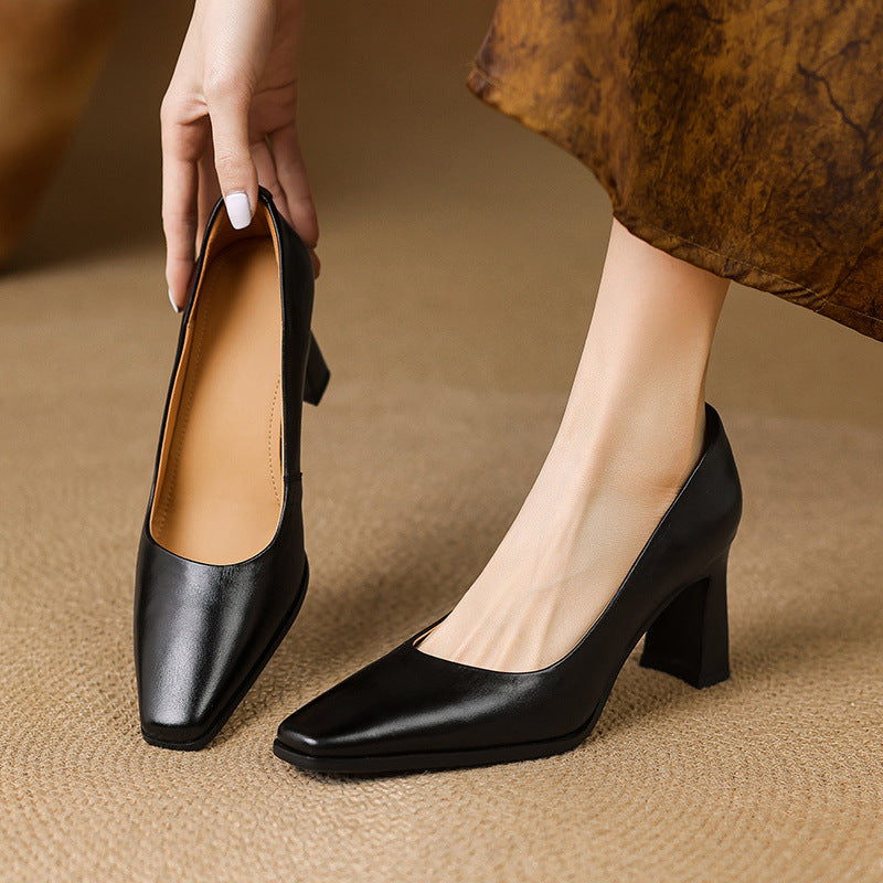 Lunelle Genuine Leather Heels