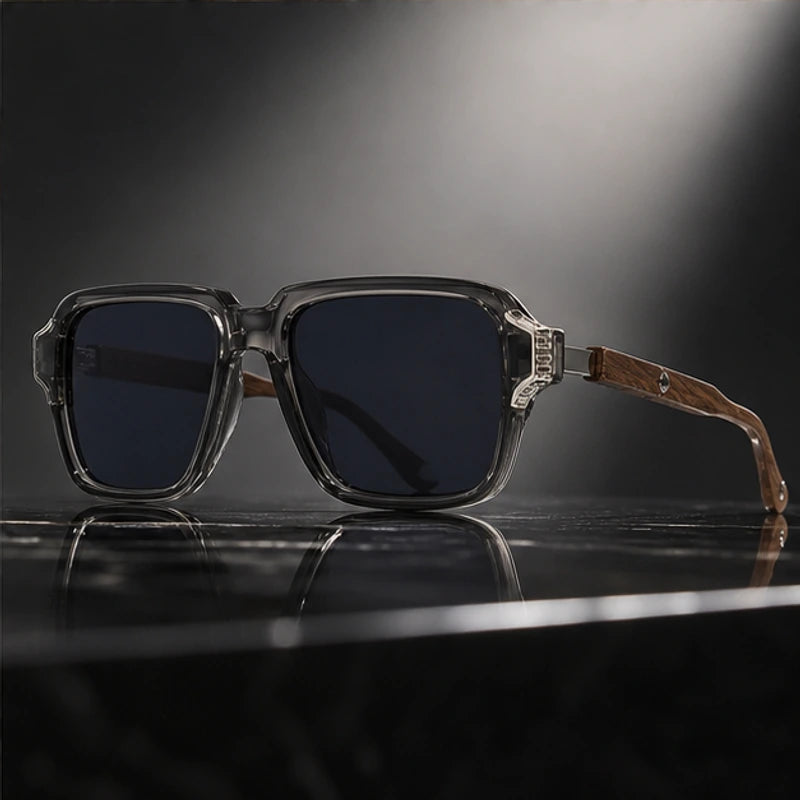 Belgravia Retro Sunglasses - Ash - polarized lenses - Brondals - Image 4