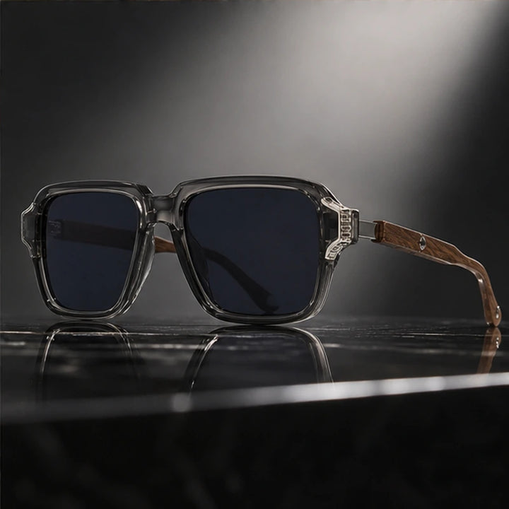 Belgravia Retro Sunglasses - Ash - polarized lenses - Brondals - Image 4