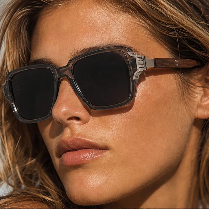 Belgravia Retro Sunglasses - Ash - scratch resistant - Brondals - Image 8