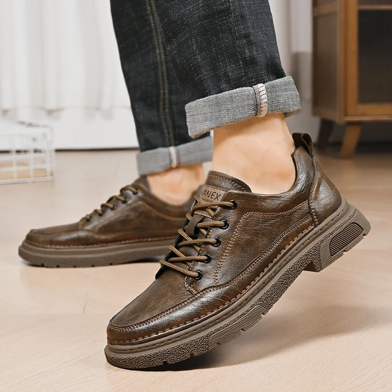 Marret Leather Sneakers - mens footwear - Brondals - Image 7