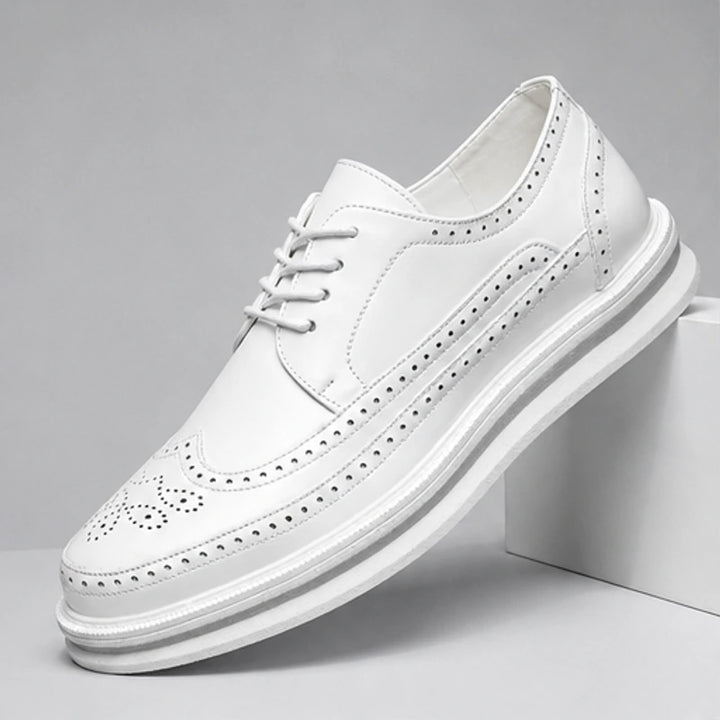 Grantham Brogue Sneakers - White - men's sneakers - Brondals - Image 2