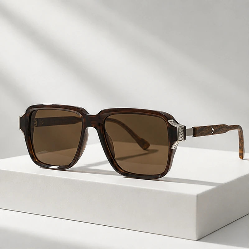 Belgravia Retro Sunglasses - Havana - Sunglasses - Brondals - Image 1