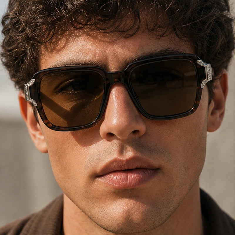 Belgravia Retro Sunglasses - Havana - uv400 protection - Brondals - Image 5