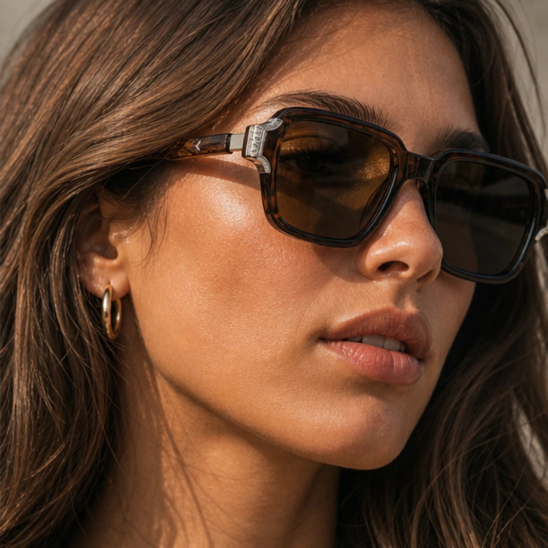 Belgravia Retro Sunglasses - Havana - womens sunglasses - Brondals - Image 7