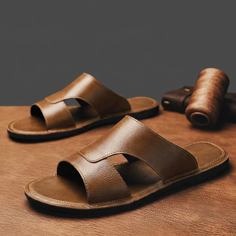 Marco Devani Genuine Leather Sandals - mens sandals - Brondals - Image 2