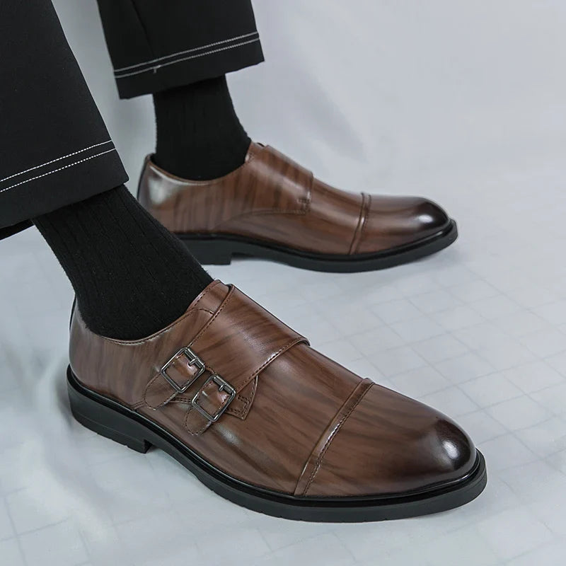 Zapatos de cuero genuino Mansford