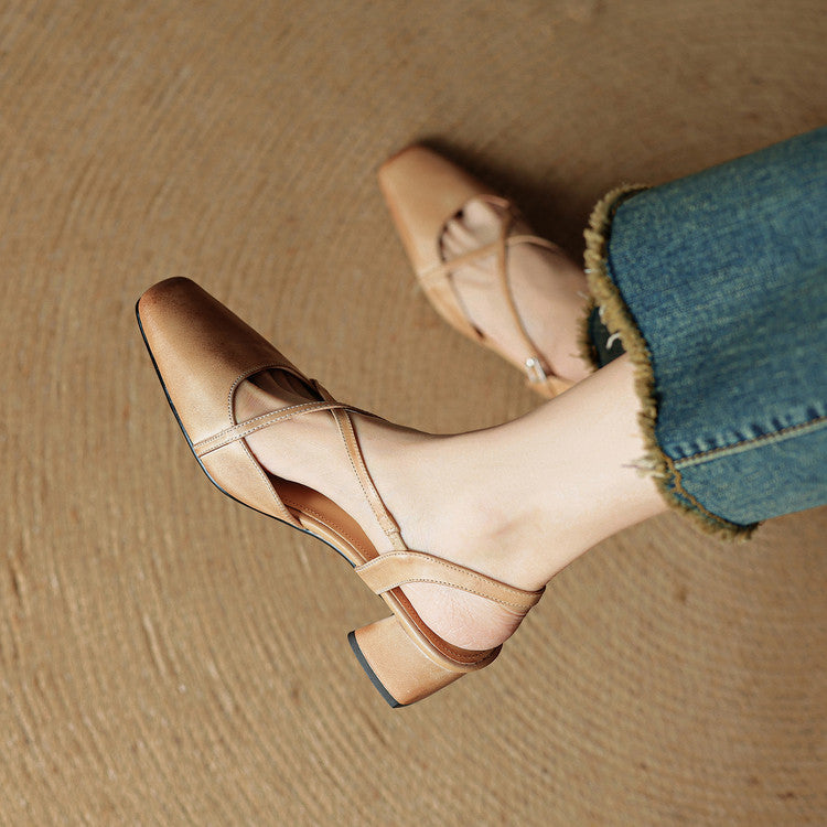 Tacones de cuero Marcello