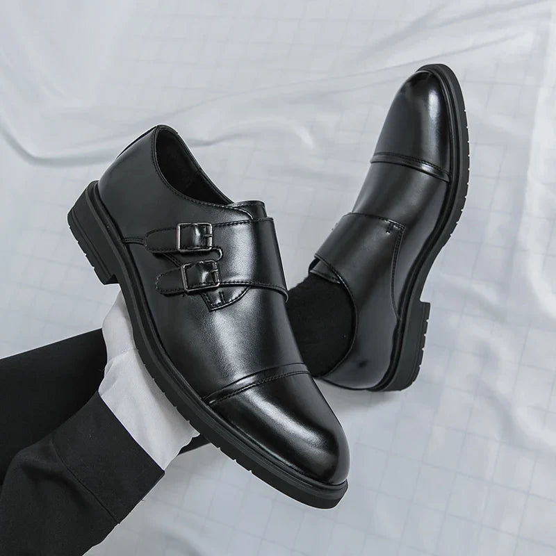 Zapatos de cuero genuino Mansford