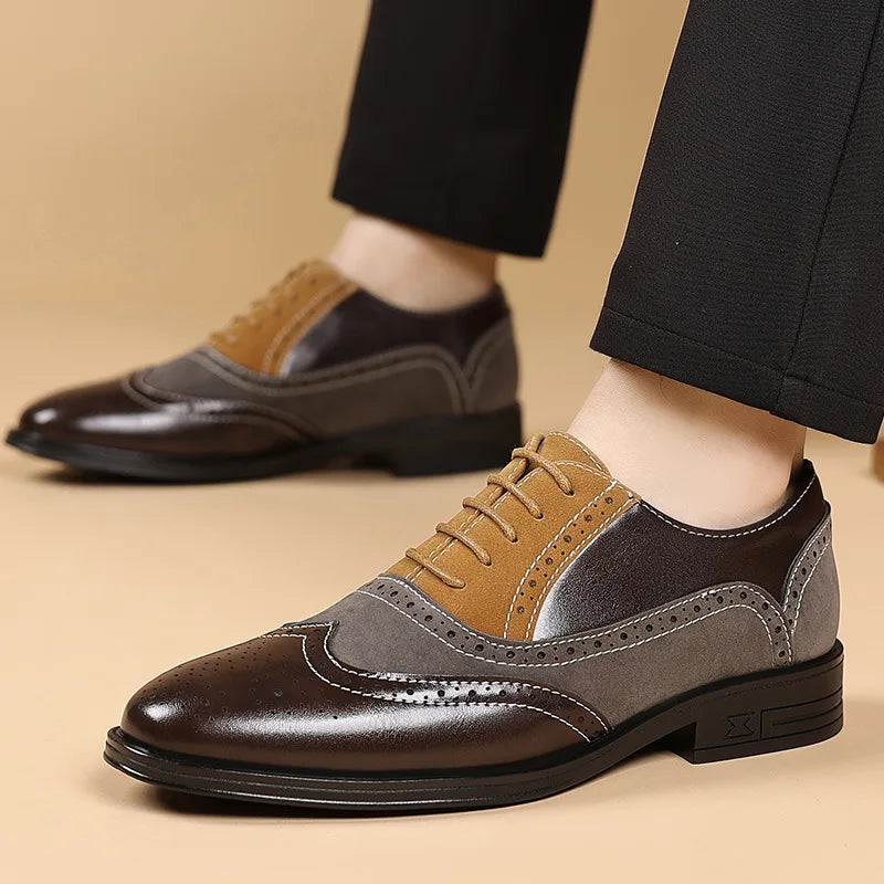 Zapato Brogue de Cuero Hallinger