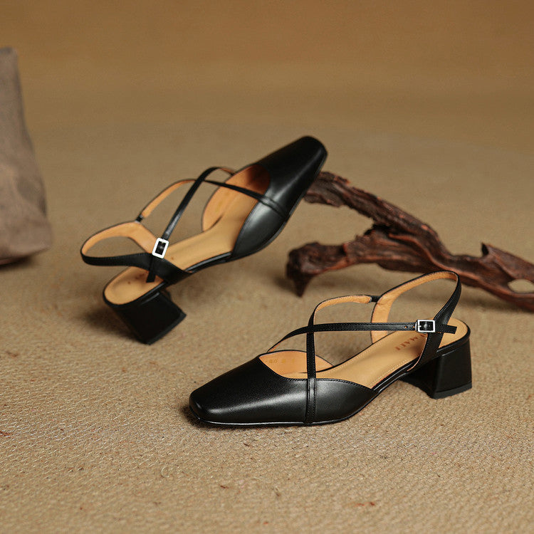 Tacones de cuero Marcello