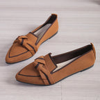 Bailarinas tipo mocasín con lazo parisino