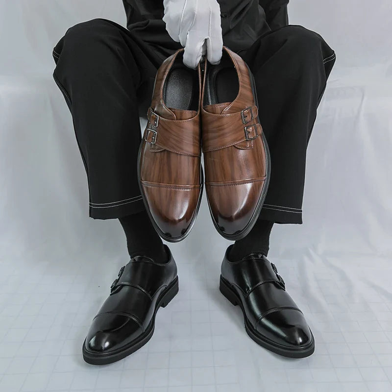 Zapatos de cuero genuino Mansford