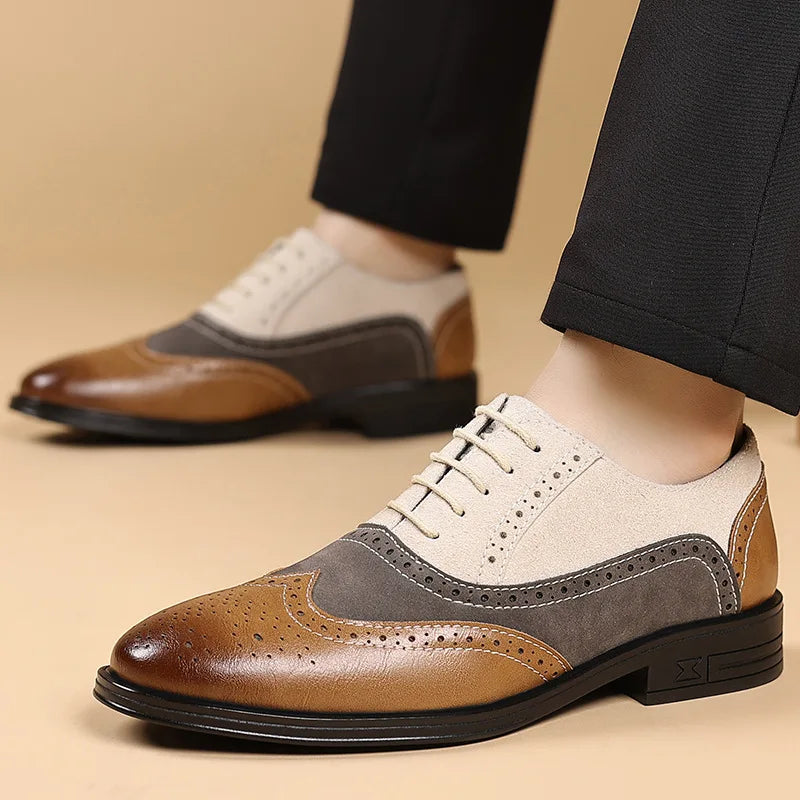 Zapato Brogue de Cuero Hallinger