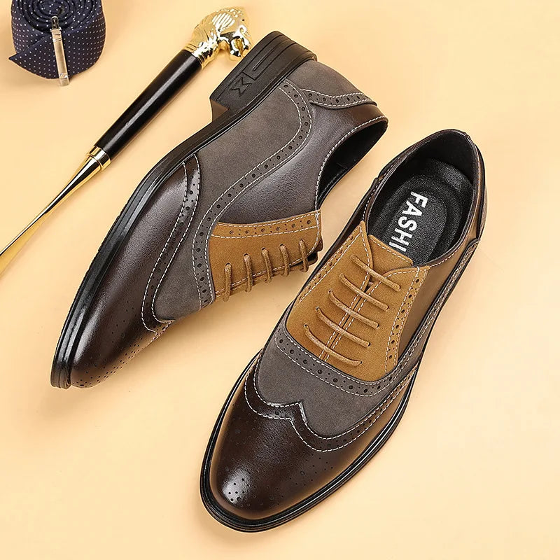 Zapato Brogue de Cuero Hallinger