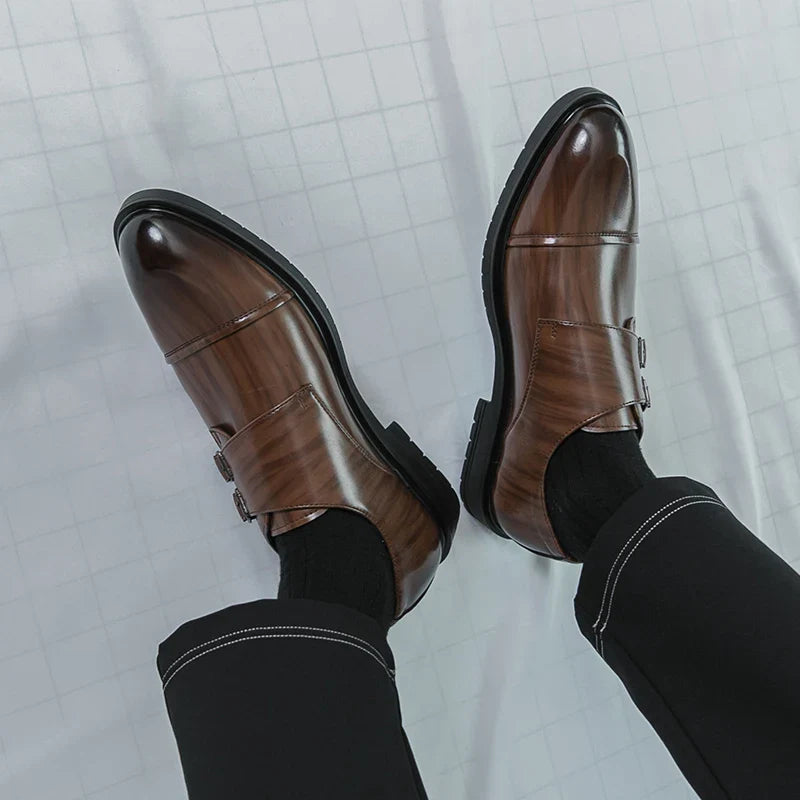Zapatos de cuero genuino Mansford