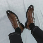 Zapatos de cuero genuino Mansford