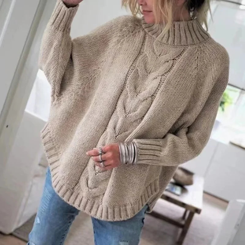 Suéter de lana con tejido de cable Sorell