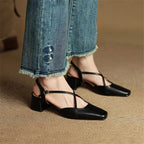 Tacones de cuero Marcello