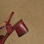 Tacones de cuero Marcello