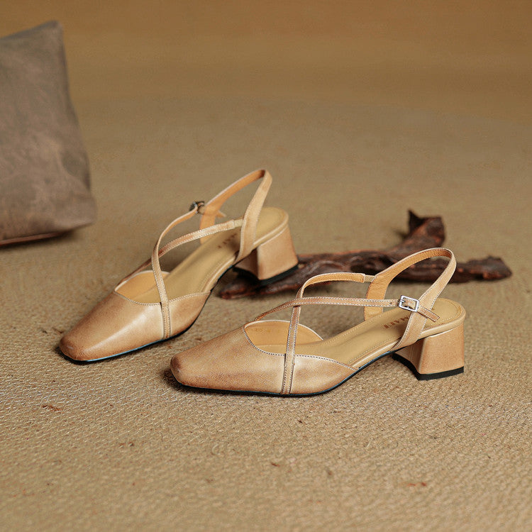 Tacones de cuero Marcello
