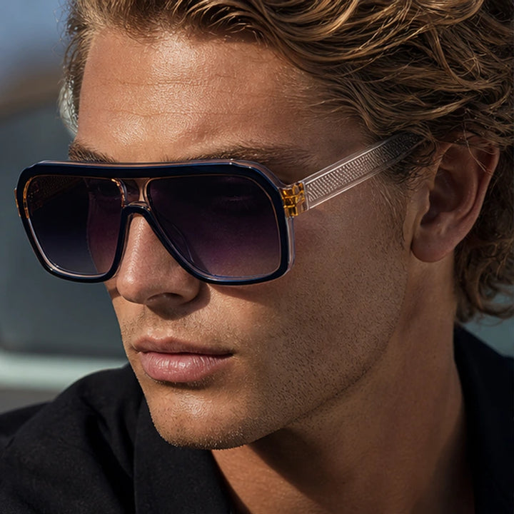 Certra Retro Sunglasses - Obsidian Fade - oversized sunglasses - Brondals - Image 4