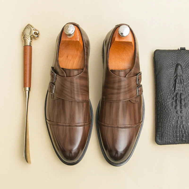 Zapatos de cuero genuino Mansford