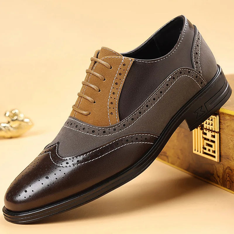 Zapato Brogue de Cuero Hallinger