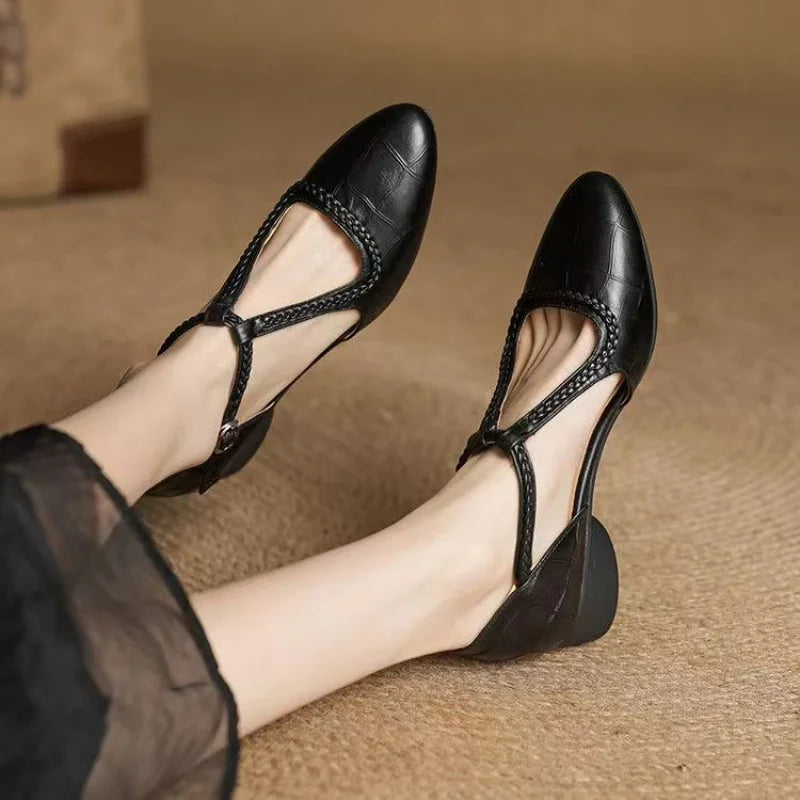 Tacones trenzados Mariel